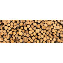 A Stack Of Wooden Logs Wall Mural