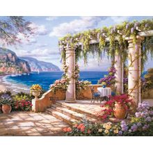 Floral Patio II Wall Mural