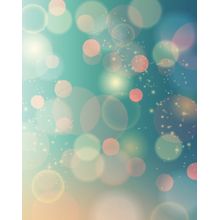 Cotton Candy Colored Lights Wall Mural