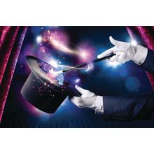 Magic Trick on Stage Wall Mural