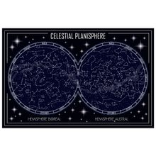 Celestial Planisphere Map Wall Mural