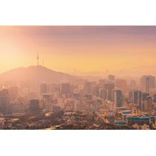 Seoul Sunrise Wall Mural