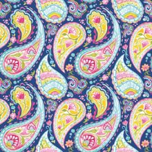 Colorful Watercolor Paisley Swirl Wallpaper