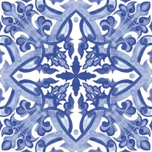 Portuguese Azulejo Tile Wallpaper