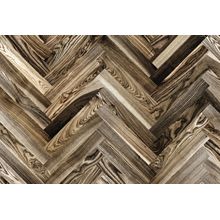 Herringbone Wood Pattern Wall Mural