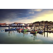 Moored Trawlers Wall Mural