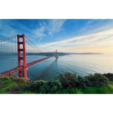 Golden Gate Bridge (View From Marin Headlands) Wall Mural