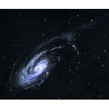 Spiral Galaxy In Outer Space Wall Mural