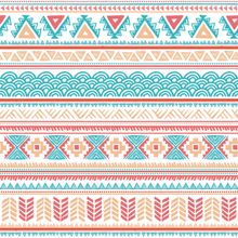 Multi Ethnic Pattern Wallpaper