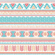 Multi Ethnic Pattern Wallpaper