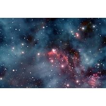 Colorful Space Nebula Wall Mural