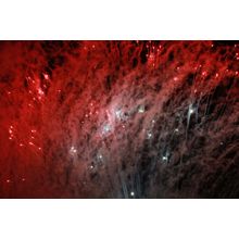 Red Fireworks Wall Mural