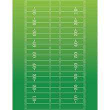 Vertical American Football Field Wall Mural