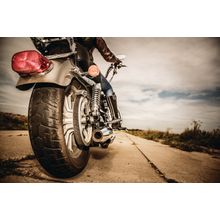 Burning Rubber Wall Mural