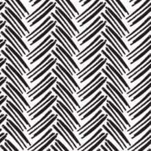 Brush Herringbone Pattern Wallpaper