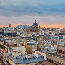 Parisian Sunset Wall Mural