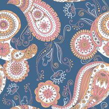 Doodle Paisley Wallpaper