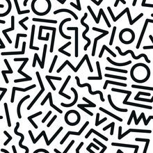 Haring Pattern Wallpaper