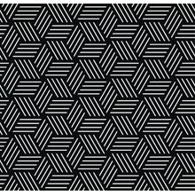 Hexagon Line Pattern Wallpaper