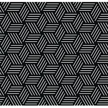 Hexagon Line Pattern Wallpaper