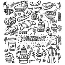 Breakfast Morning Wall Mural