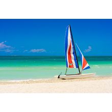 Sailboat Beach Wall Mural