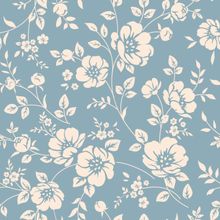 Peony Floral Pattern Wallpaper