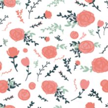 Pretty Pink Florals Wallpaper