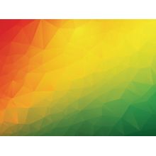 Polygon Gradient Wall Mural