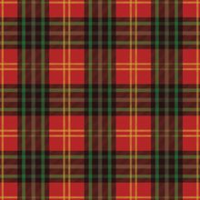 Red And Green Tartan Pattern Wallpaper