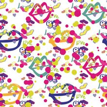 Love Graffiti Pattern Wallpaper