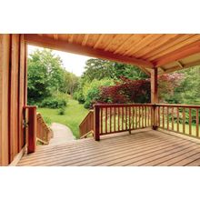 Deck With Beautiful Scenery Wall Mural