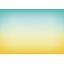 Blue And Yellow Ombre Wall Mural