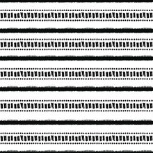 Circle and Dash Hand-Drawn Stripe Wallpaper