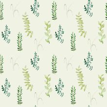 Dainty Leaves Pattern Wallpaper