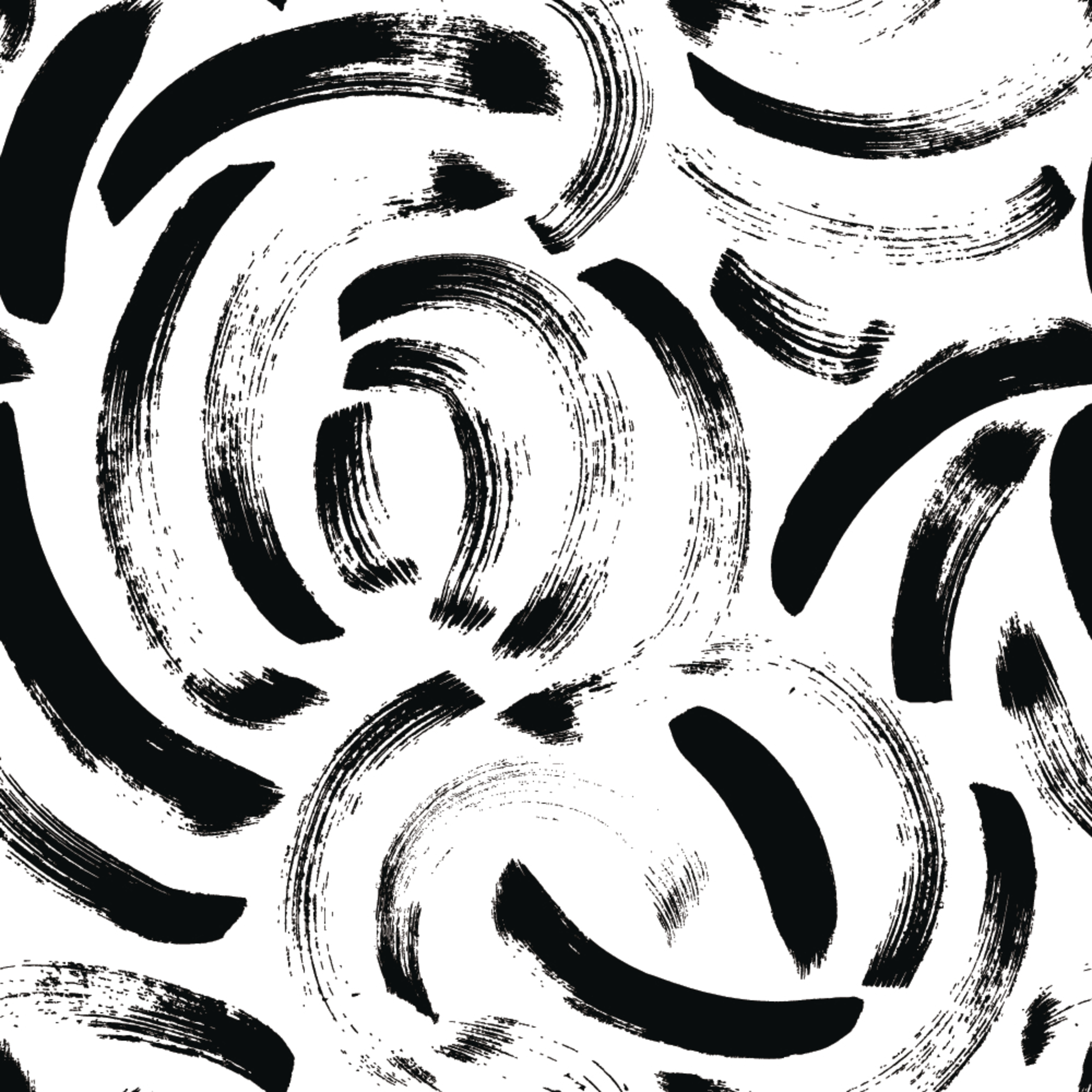 Scribbled Paint Pattern Wallpaper - Murals Your Way
