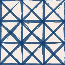 Modern Brush Stroke Shibori Wallpaper