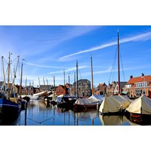 Ships In The Harbor, The Netherlands Wall Mural