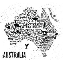 Highlights of Australia Wall Mural