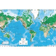 EGI World Map Wall Mural