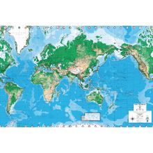 EGI World Map (Asian) Wall Mural
