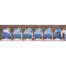 Mediterranean Arch - Panoramic Wall Mural