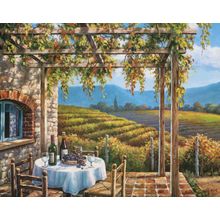 Vineyard Terrace Wall Mural