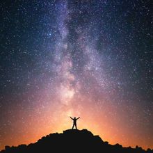 Man And The Universe Wall Mural