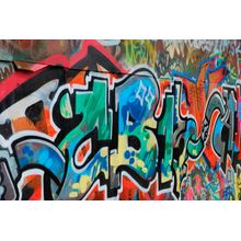 Graffiti Lettering Wall Mural