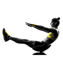 V Crunch Workout Wall Mural