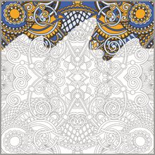 Floral Authentic Carpet Design Wall Mural