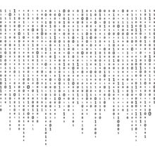 Binary Code Wall Mural