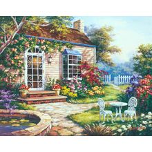 Spring Patio I Wall Mural