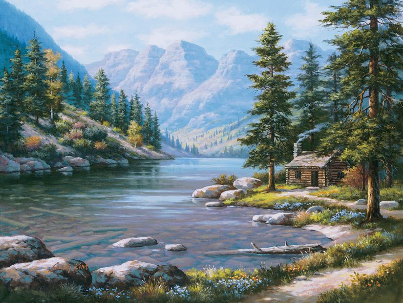 Log-Cabin-Retreat-Wall-Mural